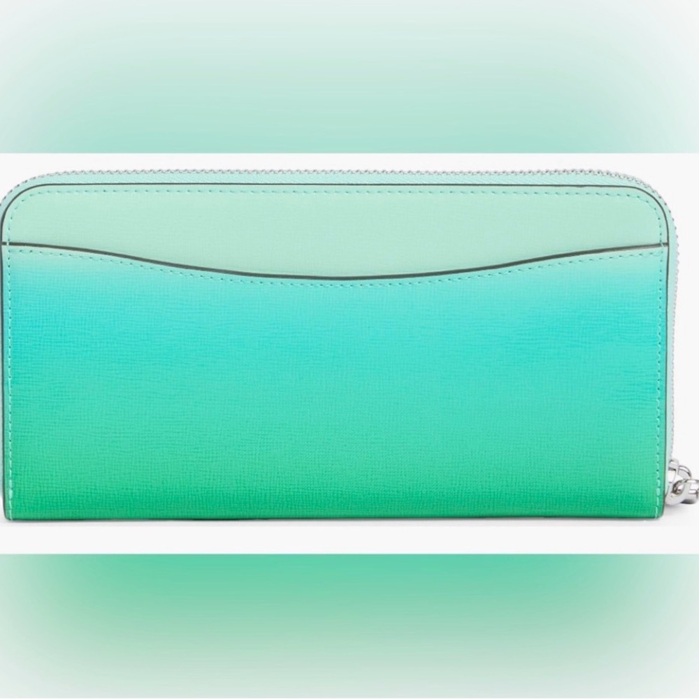 Kate Spade Green Ombre Wallet and Earring Bundle - Picture 4 of 11
